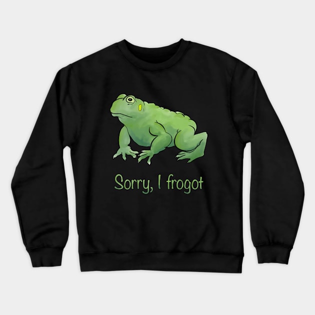 Sorry, I frogot Crewneck Sweatshirt by MicroBin_